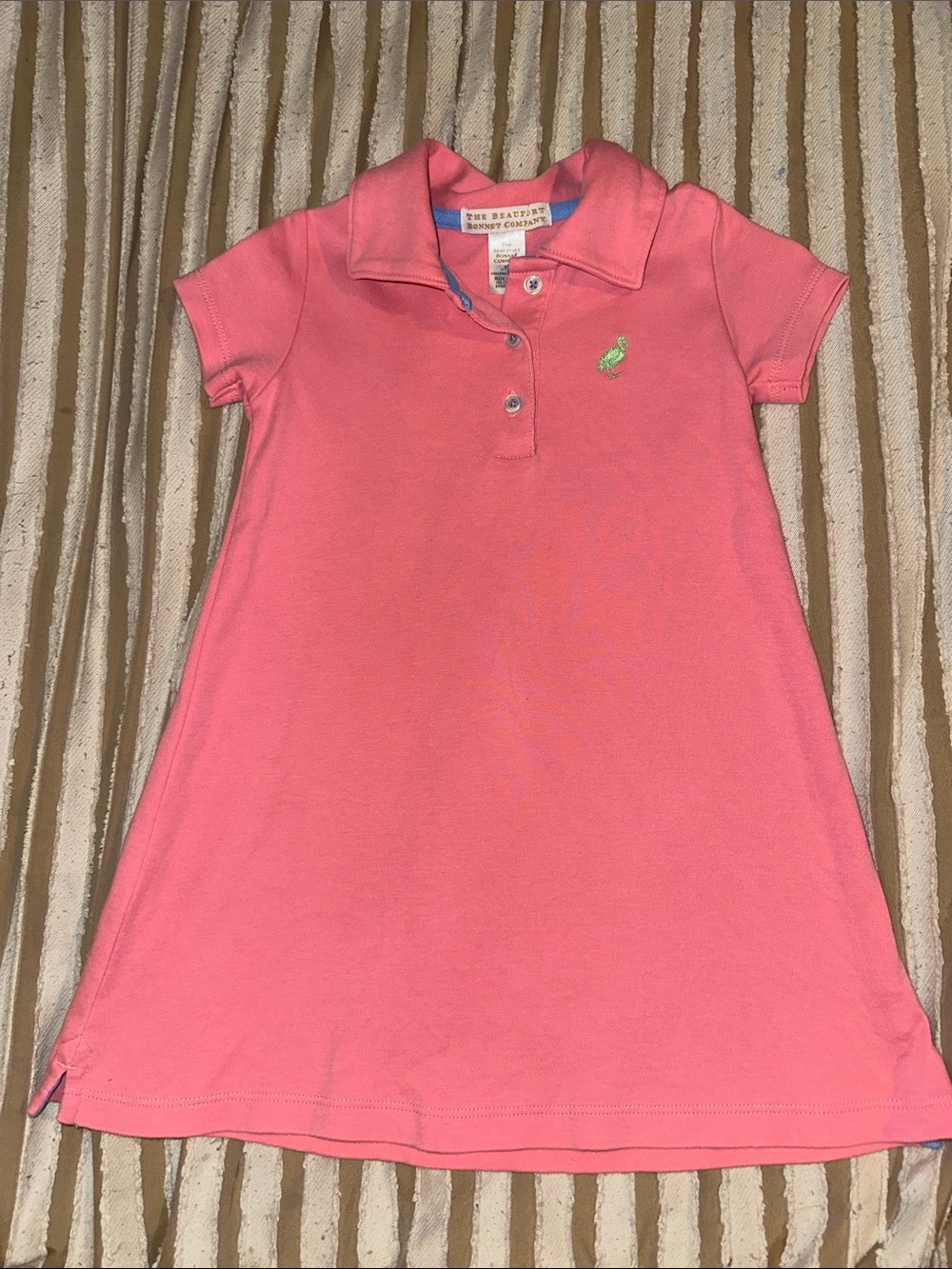 The Beaufort Bonnet Company Coral Pink Polo Dress